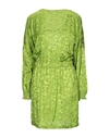 8PM 8PM WOMAN MINI DRESS GREEN SIZE M VISCOSE, POLYESTER,15081698HK 4