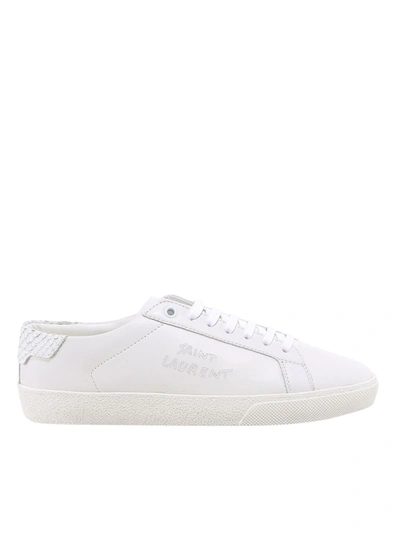 Saint Laurent Court Classic Sl/06 Low-top Sneakers In White