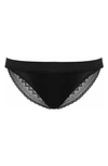 Cache Coeur Maternity Serena Lace-back Briefs In Black