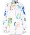 ROSIE ASSOULIN Multicolor Oversize Paisley Print Button Up Shirt