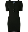 Lhd Samphire Knit Dress, Black In Black