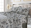 Tribeca Living Lisbon 300 Tc Cotton Sateen Standard Pillowcase 2-piece Set Bedding In Grey