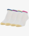 GOLD TOE GOLDTOE WOMEN'S 4 PACK RACER STRIPE LINER SOCKS