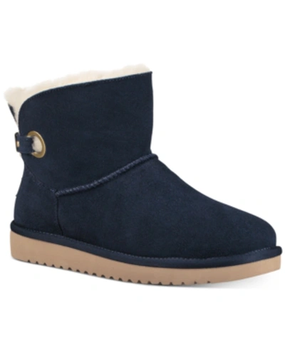 Koolaburra By Ugg Women's Remley Mini Boots Women's Shoes In Insignia Blue