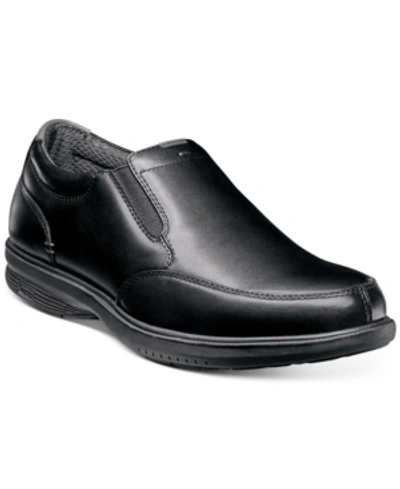 Nunn Bush Men's Myles Street Dress Casual Loafers With Kore Comfort Technology In Black