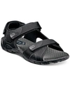 Nunn Bush Men's Rio Bravo Three-strap River Sandals In Black