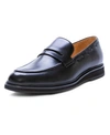 Ike Behar Men's Symbol Leather Penny Loafers In Black