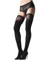 NATORI WOMEN'S FEATHERS LACE TOP OPAQUE THIGH HIGHS