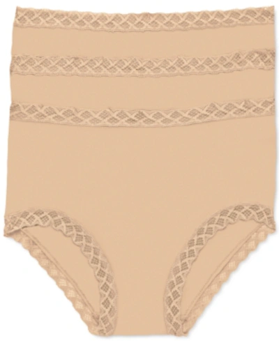 NATORI WOMEN'S BLISS FULL BRIEF 3-PACK PANTY 755058MP