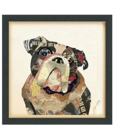Empire Art Direct 'english Bulldog' Dimensional Collage Wall Art In Multi