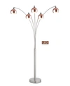 ARTIVA USA AMORE 86" LED ARCHED FLOOR LAMP WITH DIMMER, 5000 LUMENS