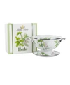 Golden Rabbit Herbs Enamelware 2-piece Giftboxed Colander In Multi