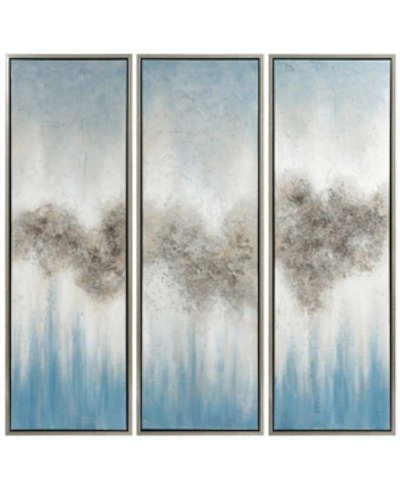 Empire Art Direct Sequence Textured Metallic Hand Painted Wall Art Set By Martin Edwards, 60" X 20" X 1.5" In Multi