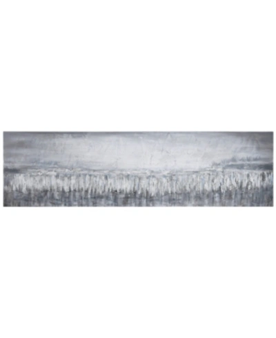 Empire Art Direct Silver Dust Textured Metallic Hand Painted Wall Art By Martin Edwards, 20" X 72" X 1.5" In Multi