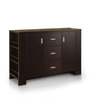 Furniture Of America Nathan Modern Buffet In Medium Bro