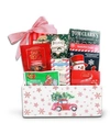 ALDER CREEK GIFT BASKETS NOSTALGIC WOODEN HOLIDAY GIFT BOX