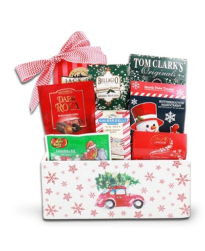 Alder Creek Gift Baskets Nostalgic Wooden Holiday Gift Box