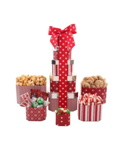 Alder Creek Gift Baskets Candy Cane Lane Gift Tower