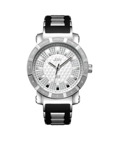 Jbw Men's "562" Diamond (1/8 Ct.t.w.) Stainless Steel Watch In Silver