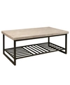 Furniture Capri Coffee Table In Alabaster