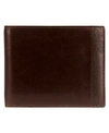 Mancini Casablanca Collection Men's Rfid Secure Center Billfold With Removable Center Wing Passcase In Brown