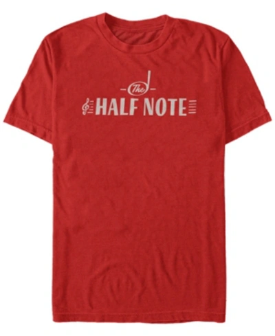 Fifth Sun Men's Soul The Half Note Short Sleeve T-shirt In Red