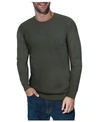 X-ray Men's Basic Crewneck Pullover Midweight Sweater In Olive