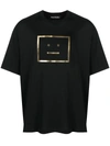 ACNE STUDIOS HOLOGRAPHIC FACE MOTIF T-SHIRT