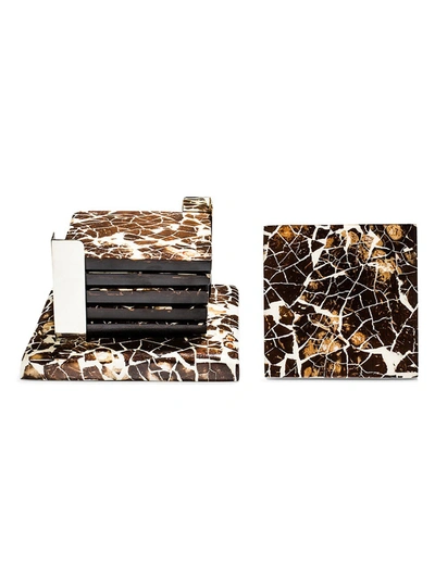 Ladorada Coconut 7-piece Coaster Set
