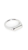 Tom Wood Silver Knut Signet Ring In Sterling Silver