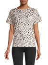 Marc New York Performance Women's Printed Boxy Tee In Lynx