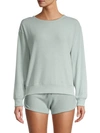 VINTAGE HAVANA WOMEN'S HACCI SIDE-RIBBED SWEATSHIRT,0400012988346