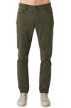 Neuw Lou Regular-fit Tapered Stretch-denim Jeans In Military