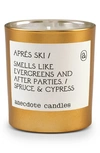 Anecdote Candles Apres Ski Candle In Apres Ski