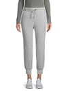 Splendid Super Soft French Terry Joggers In Heather Grey