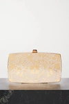 13BC WILDERNESS GOLD-TONE AND ENAMEL CLUTCH