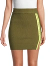 FOR LOVE & LEMONS Paige Ribbed Mini Skirt
