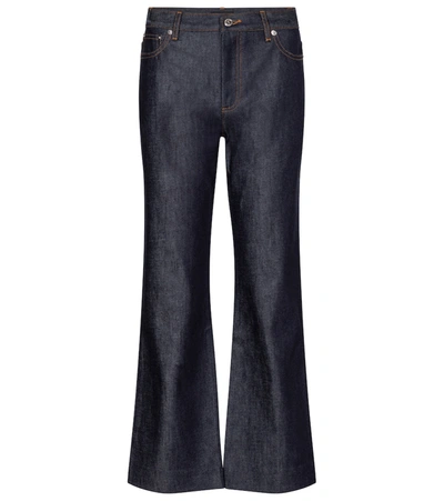 Apc Relaxed Fit Straight-leg Denim Pants In Black