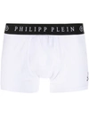 Philipp Plein Original Logo Waistband Boxers In White