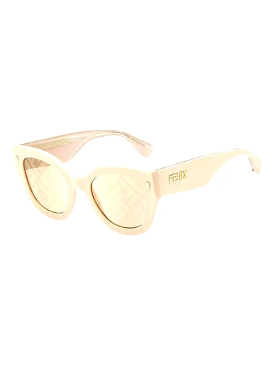 Fendi Ff 0435/s Sunglasses In J/eb Pink