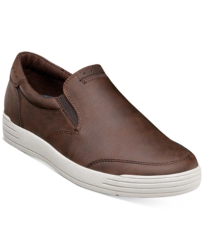 Nunn Bush Men's Kore City Walk Slip-on Sneakers In Brown