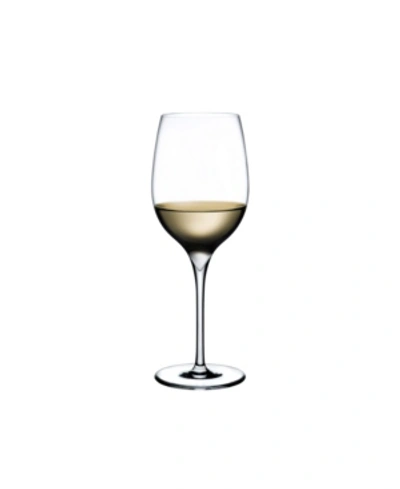 Nude Glass Dimple White Wine Glass, Set Of 2 In Clear