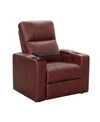 ABBYSON LIVING THOMAS POWER FAUX LEATHER RECLINER
