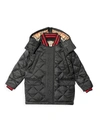 BURBERRY LITTLE BOY'S & BOY'S KB6 JULIEN QUILTED COAT,0400012712740