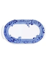 Vista Alegre Blue Ming Large Porcelain Oval Platter In Blue White