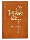 GRAPHIC IMAGE THE OFFICIAL SCRABBLE PLAYERS LEATHER-BOUND DICTIONARY,400012763994