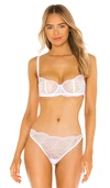 Journelle Allegra Balconette Bra In White