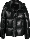 Mackage Kent Hooded Down Puffer Jacket In Black