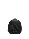 ARMANI EXCHANGE LOGO-STUDDED BACKPACK