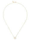 TORY BURCH MILLER PAVE CRYSTAL-PENDANT NECKLACE
